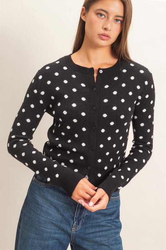 Polka Dot Cardigan