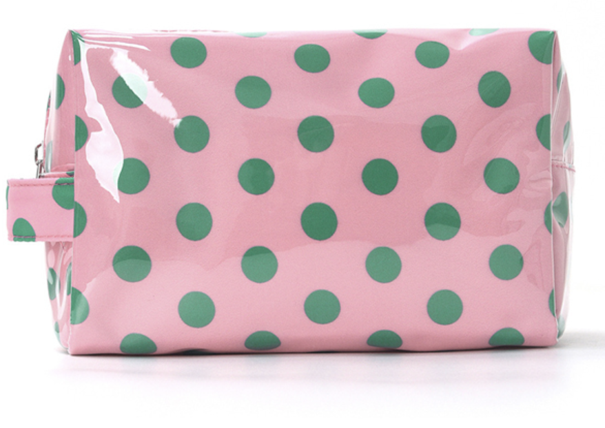 Polka Dot Cosmetic Bag