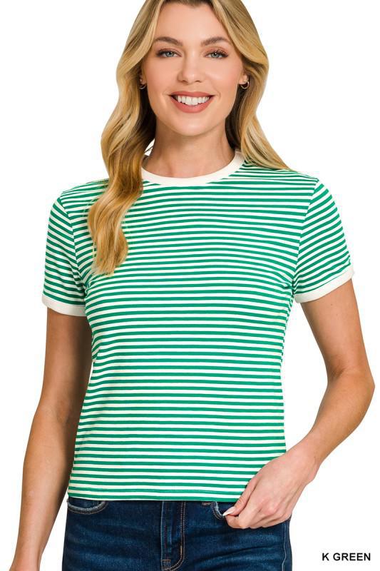 Contrast Trim Tee