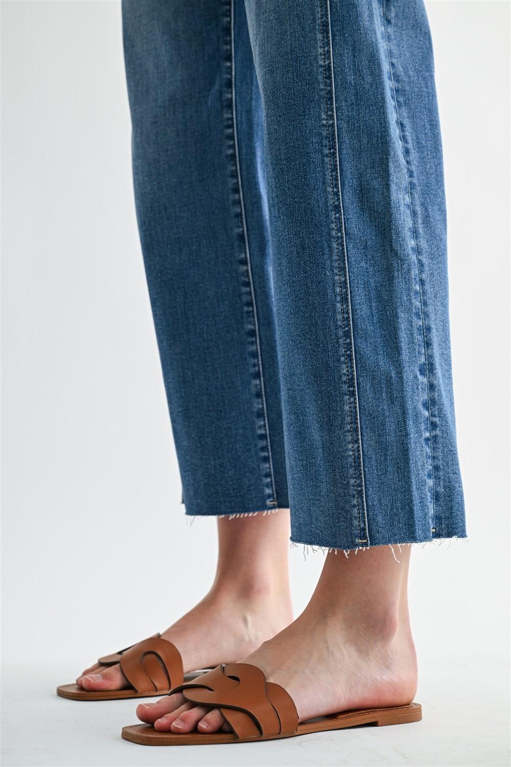Mica Mid-Rise Raw Hem