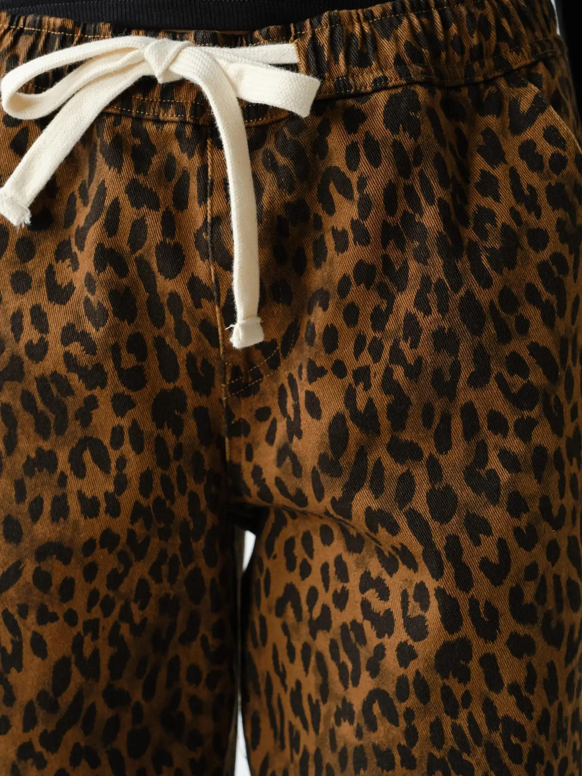 Leopard Lounge Wide-Leg Pants