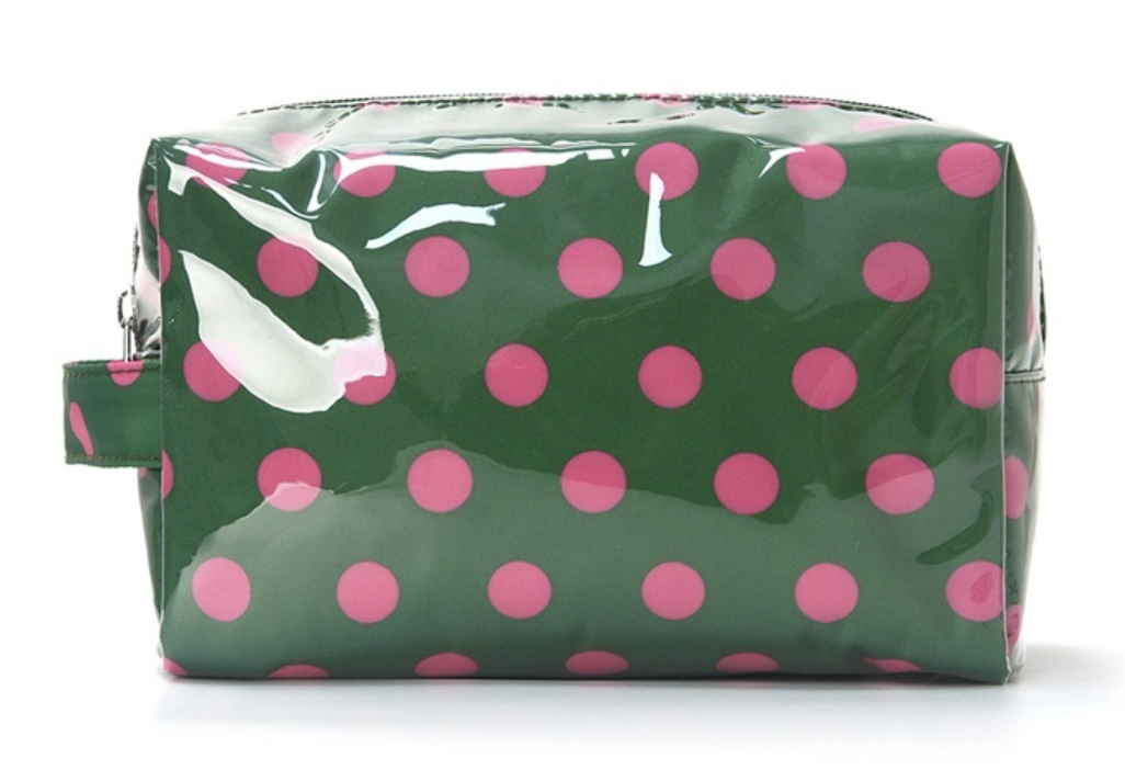 Polka Dot Cosmetic Bag