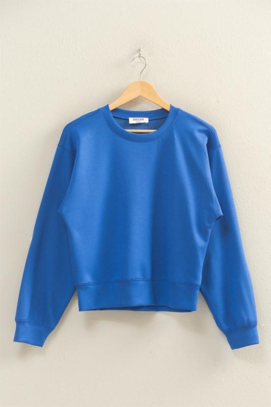 Cobalt Crew Sweatshirt