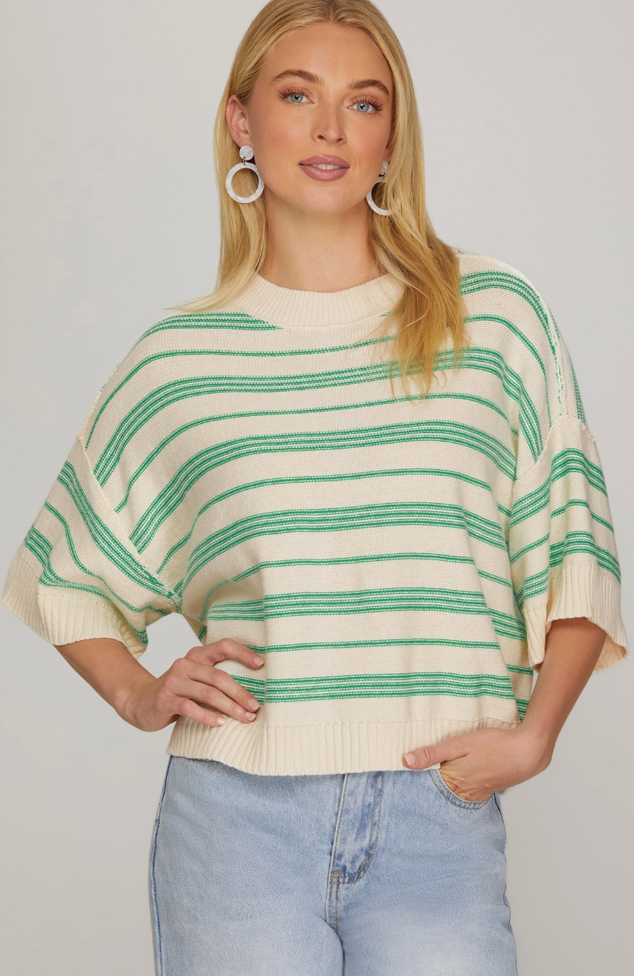 Drop Sleeve Sweater
