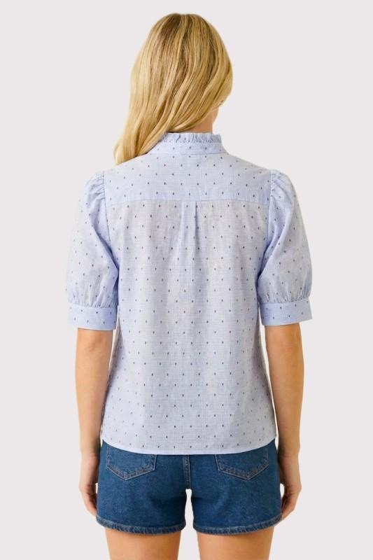 Frilled Button Down Shirt