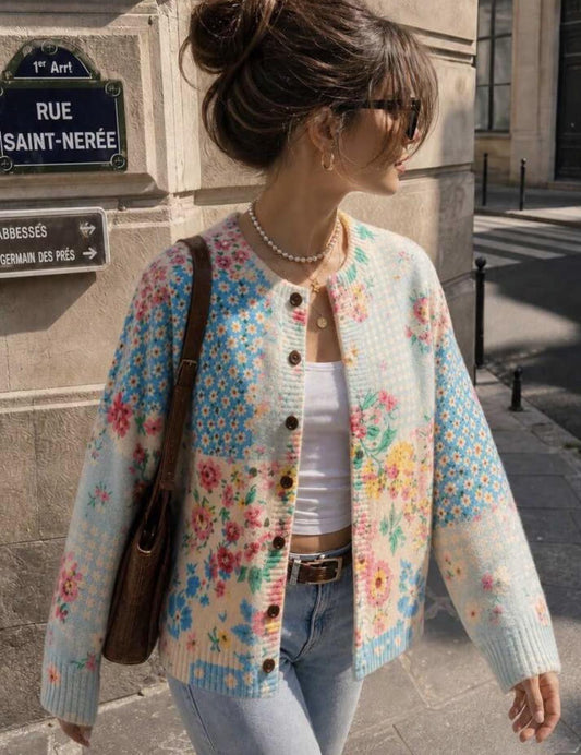 Vintage Floral Cardigan