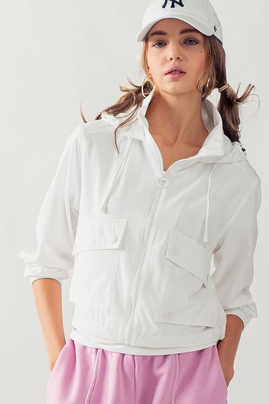 Bella Long Sleeve Drawcord Waist Jacket