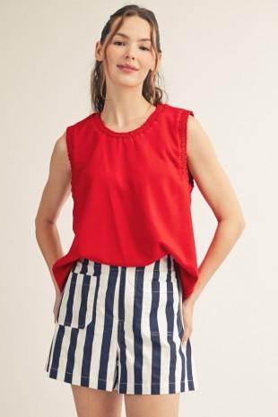 Ruffle Edge Tank