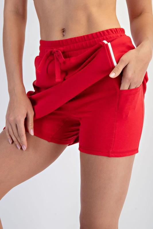 Modal Scuba Flat Piping Skort