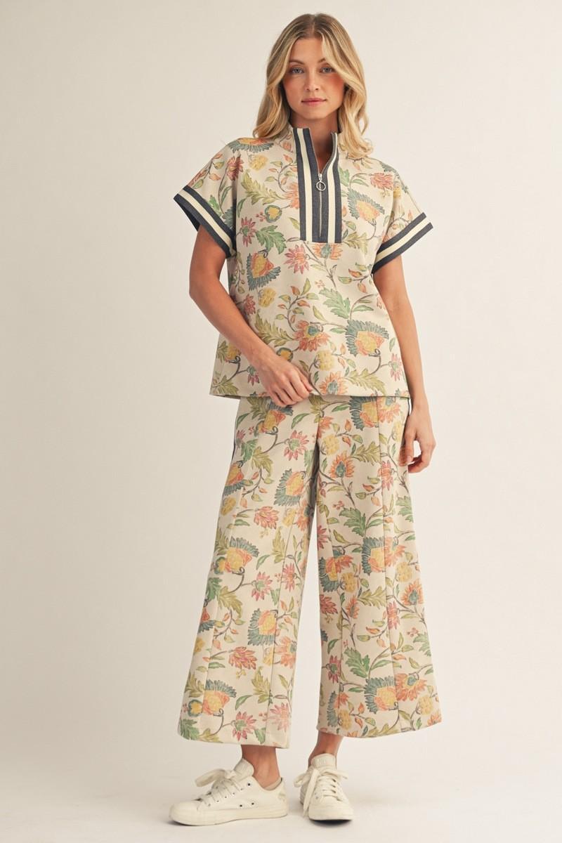 Floral Crop Pant