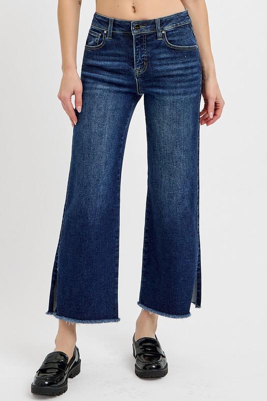 Risen Crop Wide Side Slit