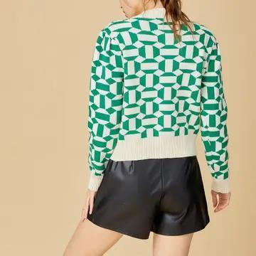 Patterned Cardigan