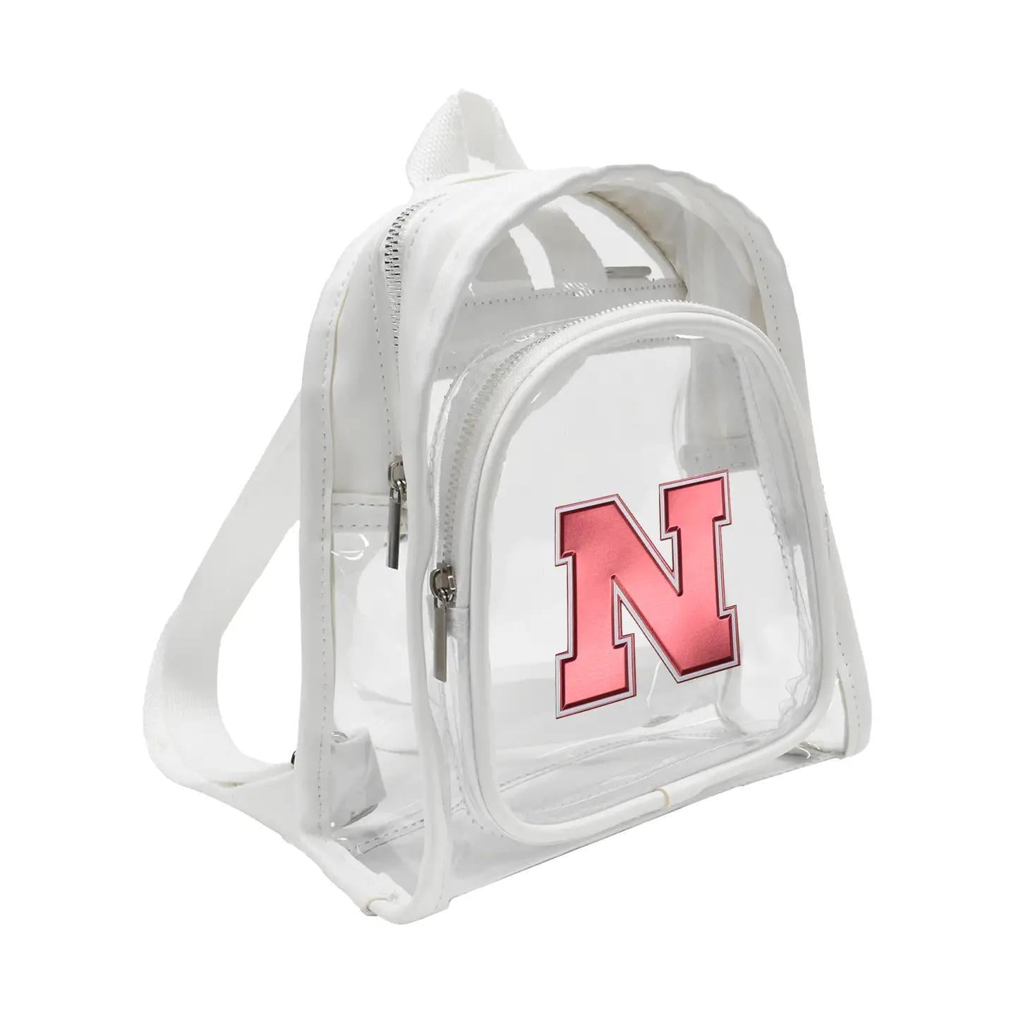 Nebraska Cornhuskers Clear Mini Backpack