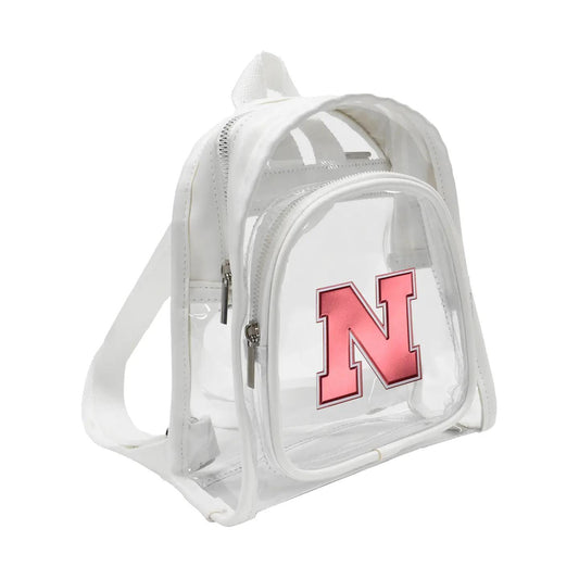 Nebraska Cornhuskers Clear Mini Backpack