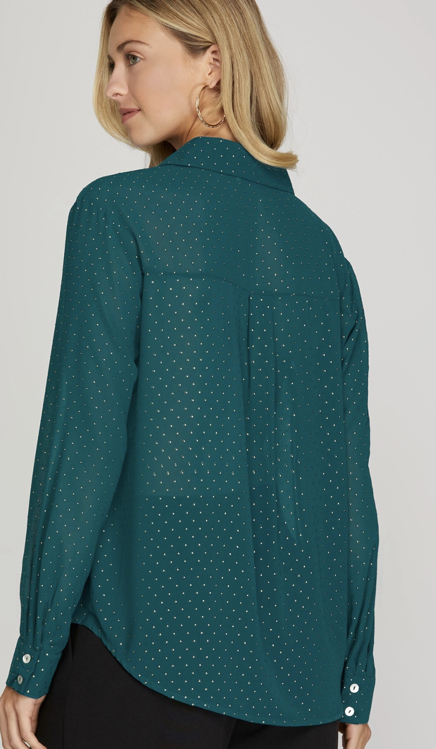 Studded Button Down