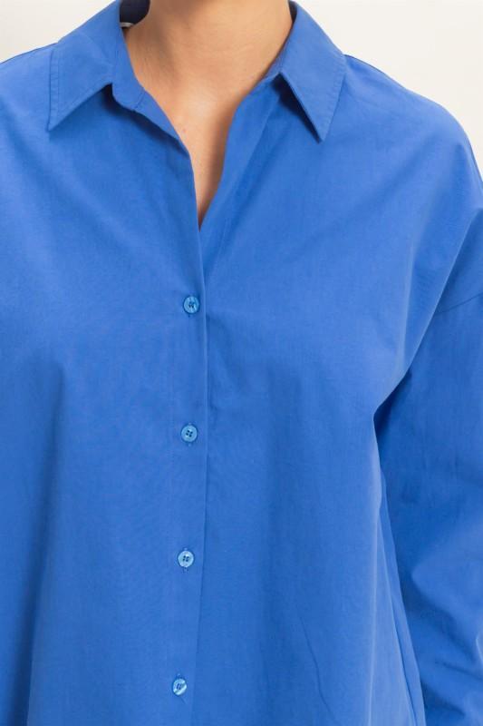 Button Up Poplin Shirt