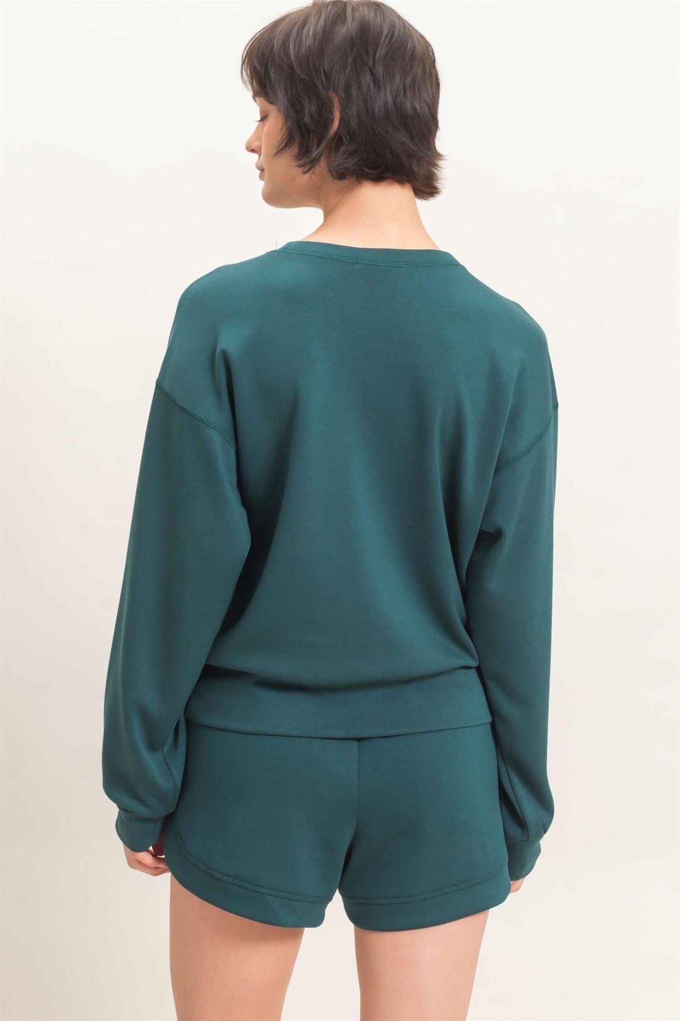 Modal Crew Knit Top