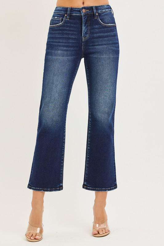Risen TC High Rise Crop Bootcut Jeans