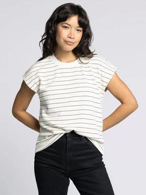 Bella Tee-Off White/Noir
