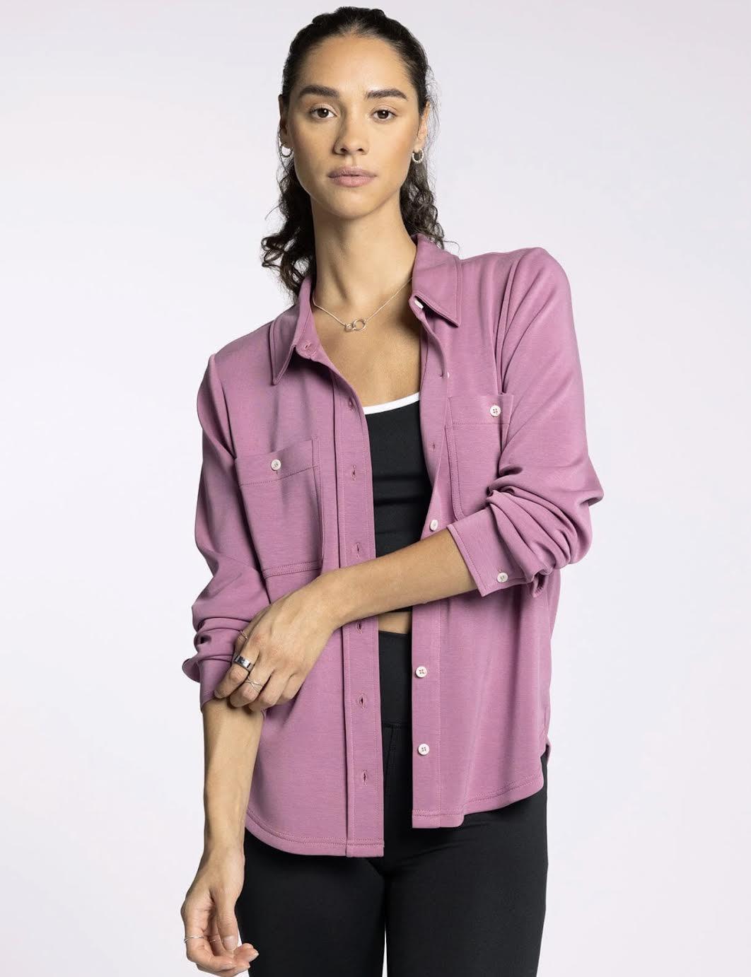 Mildred Scuba  Soft Button Up