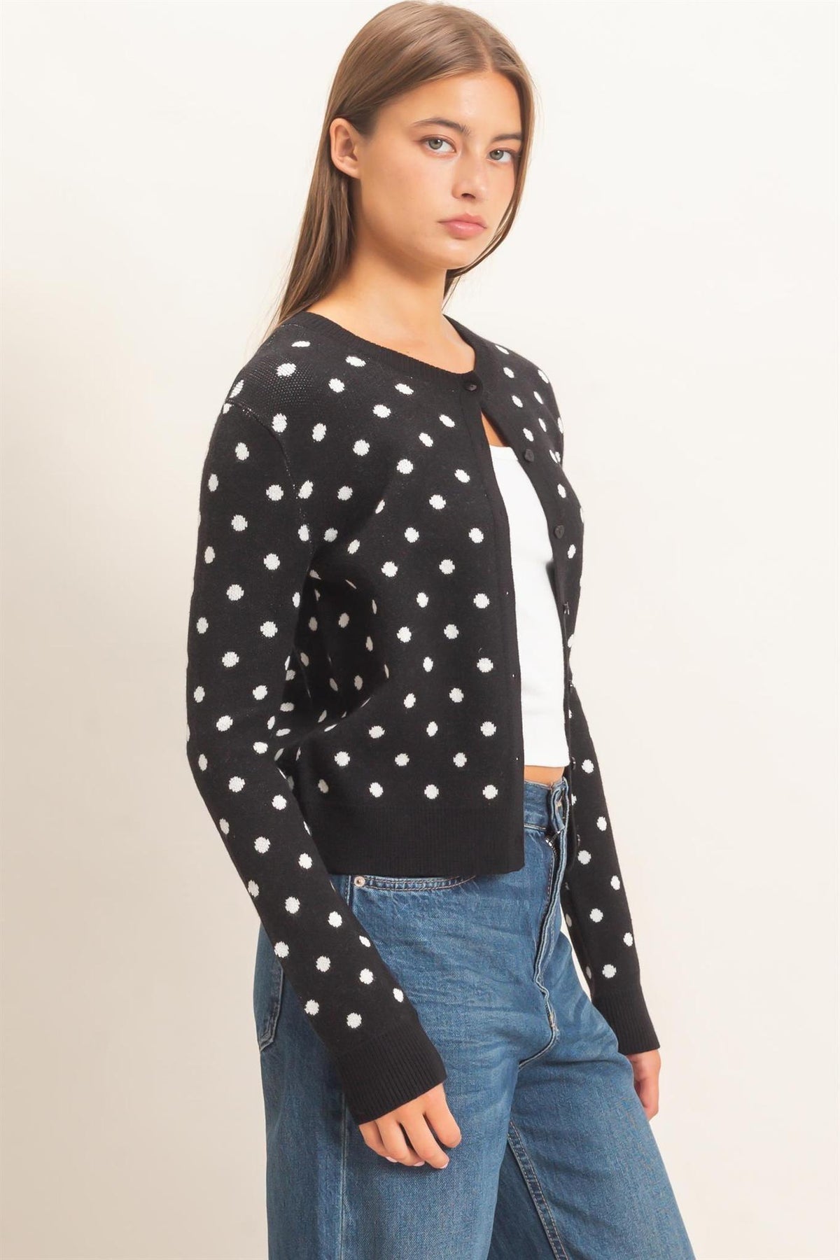 Polka Dot Cardigan