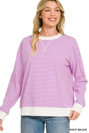 Stripe Band Sweatshirt
