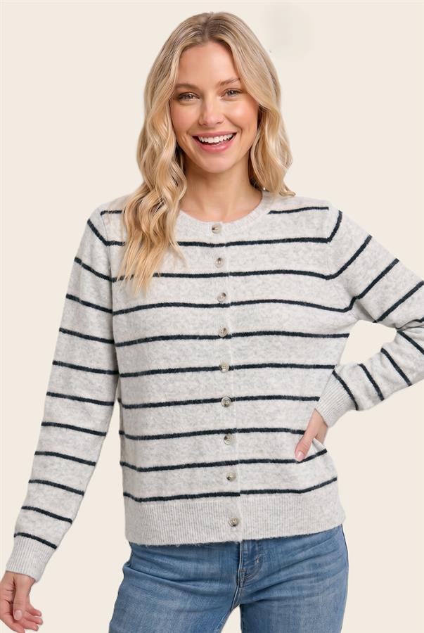 Double Stripe Cardigan