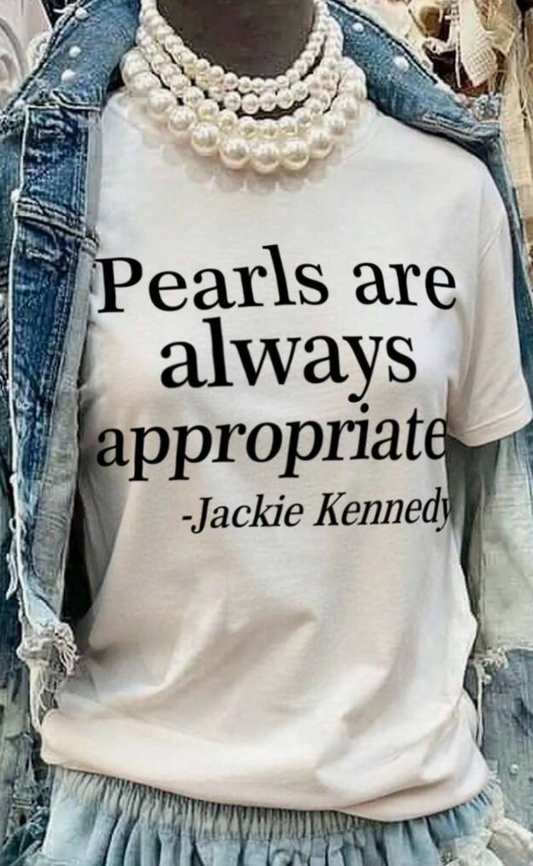 Pearls Tee
