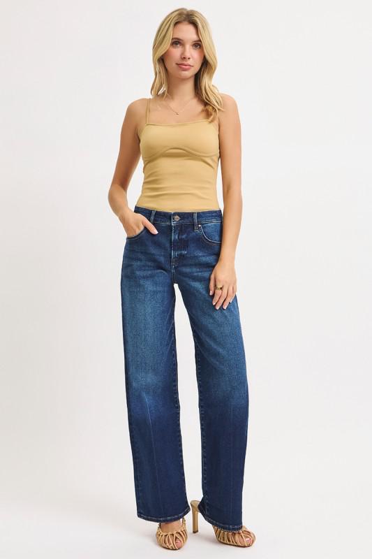 Risen Mid Rise Baggy Dark