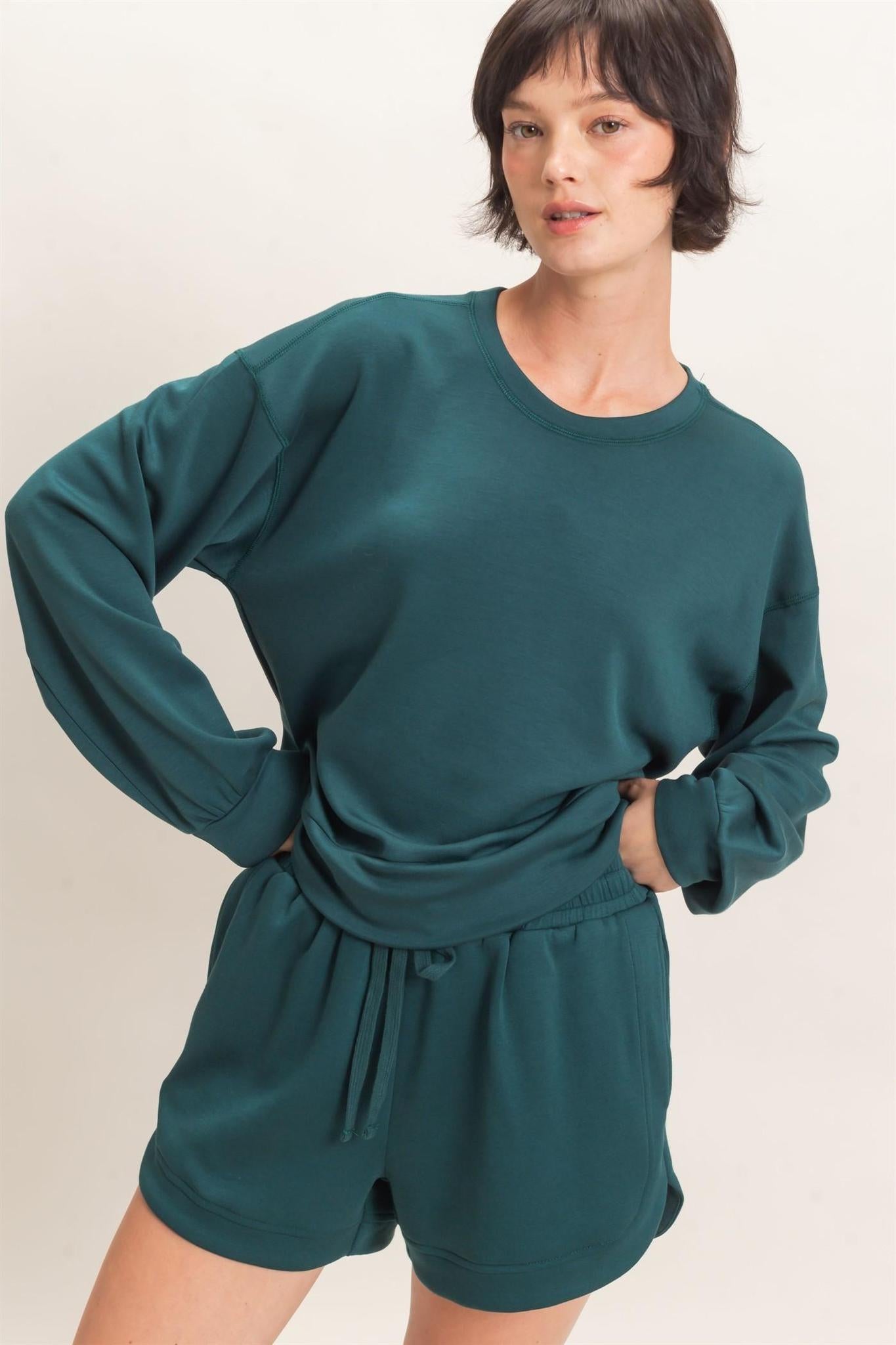Modal Crew Knit Top