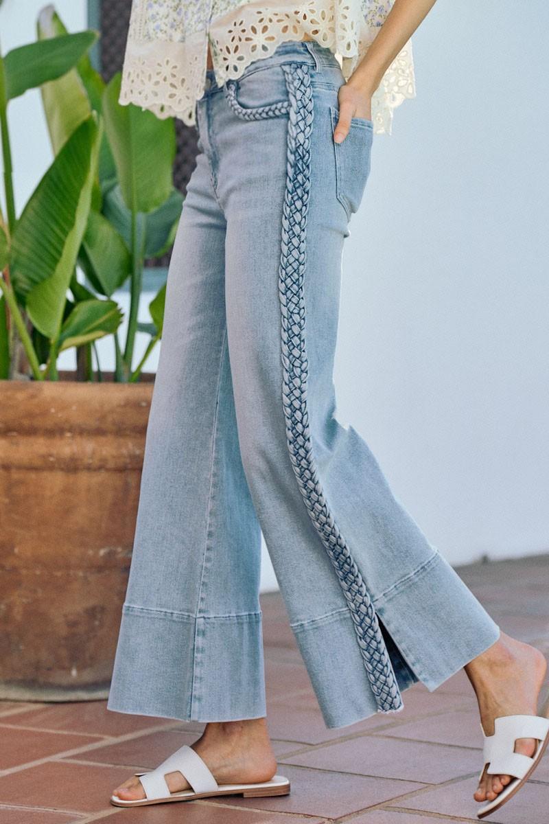Side Braid Jean