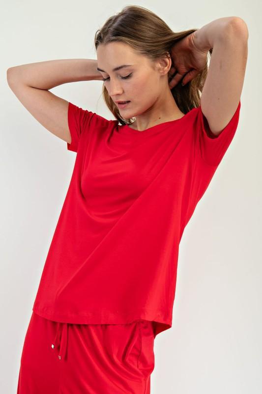 Viscose Modal Short Sleeve Top