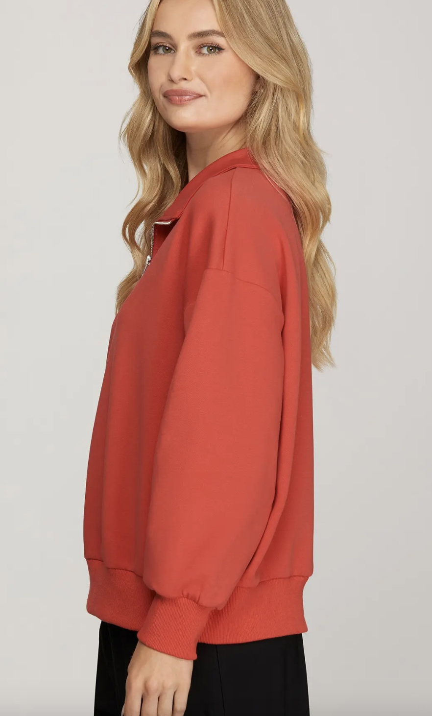 Quarter Zip Cozy Sweatshirt