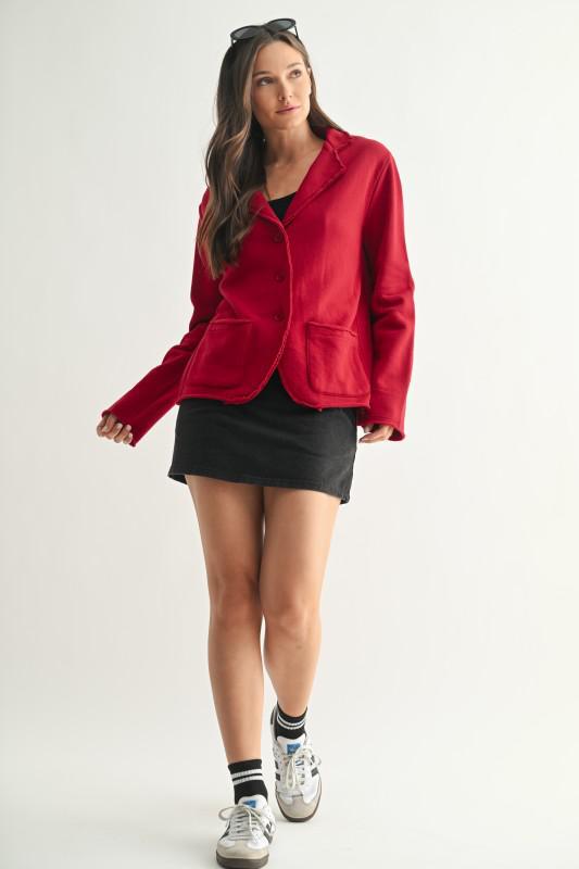 Malibu Raw Edge Revival Blazer