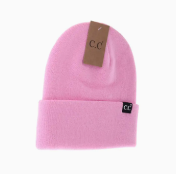 Barbie Pink Wide Cuff Beanie