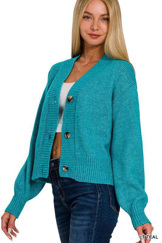 Drop Shoulder Cardigan