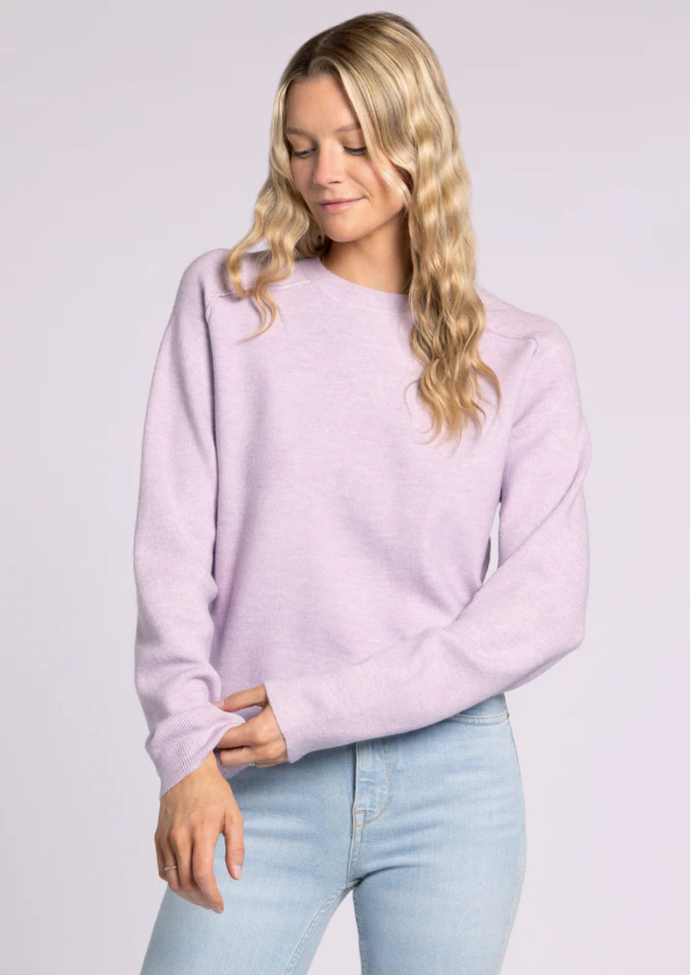 Barrett Sweater-Heather Lilac