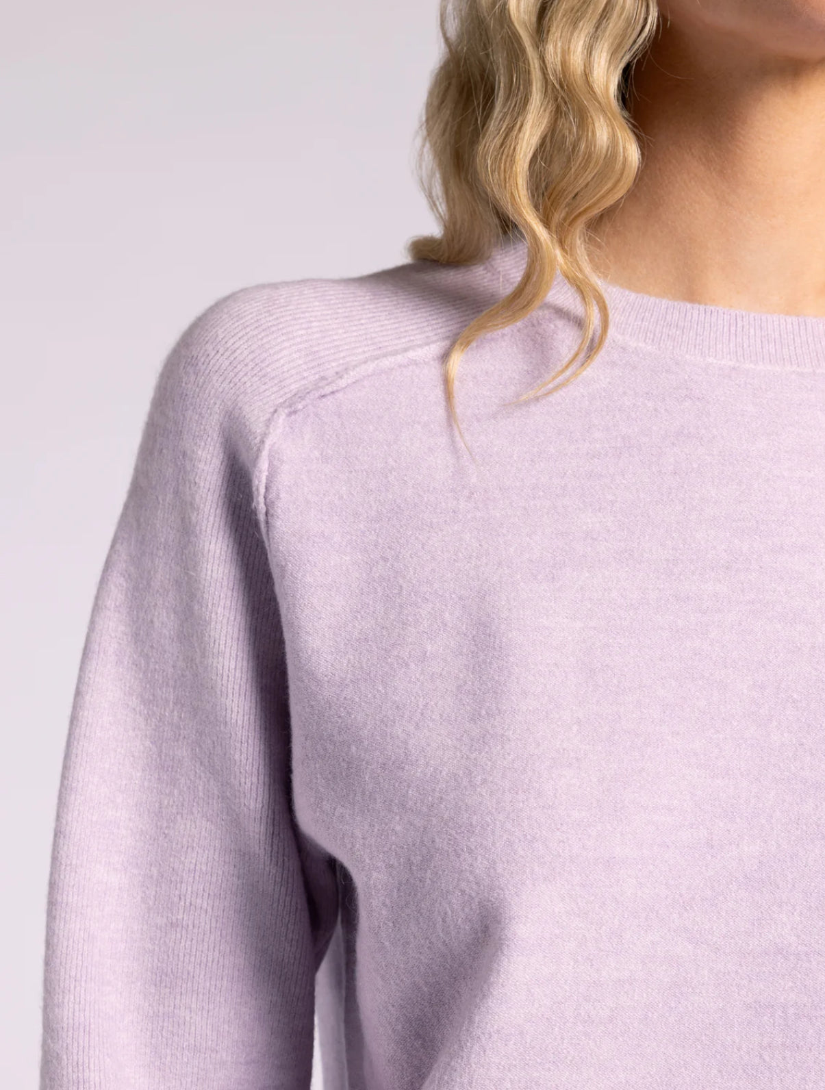 Barrett Sweater-Heather Lilac