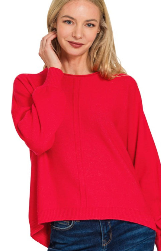 Viscose Front Seam Sweater