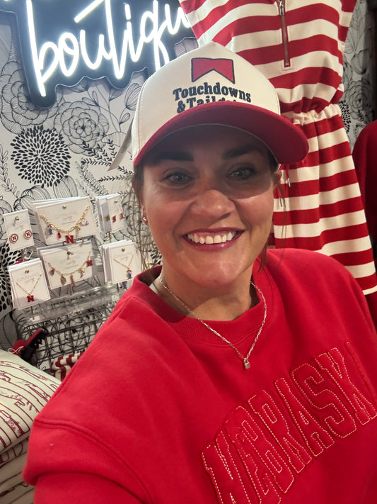Exposed Stitch Nebraska Sweatshirt