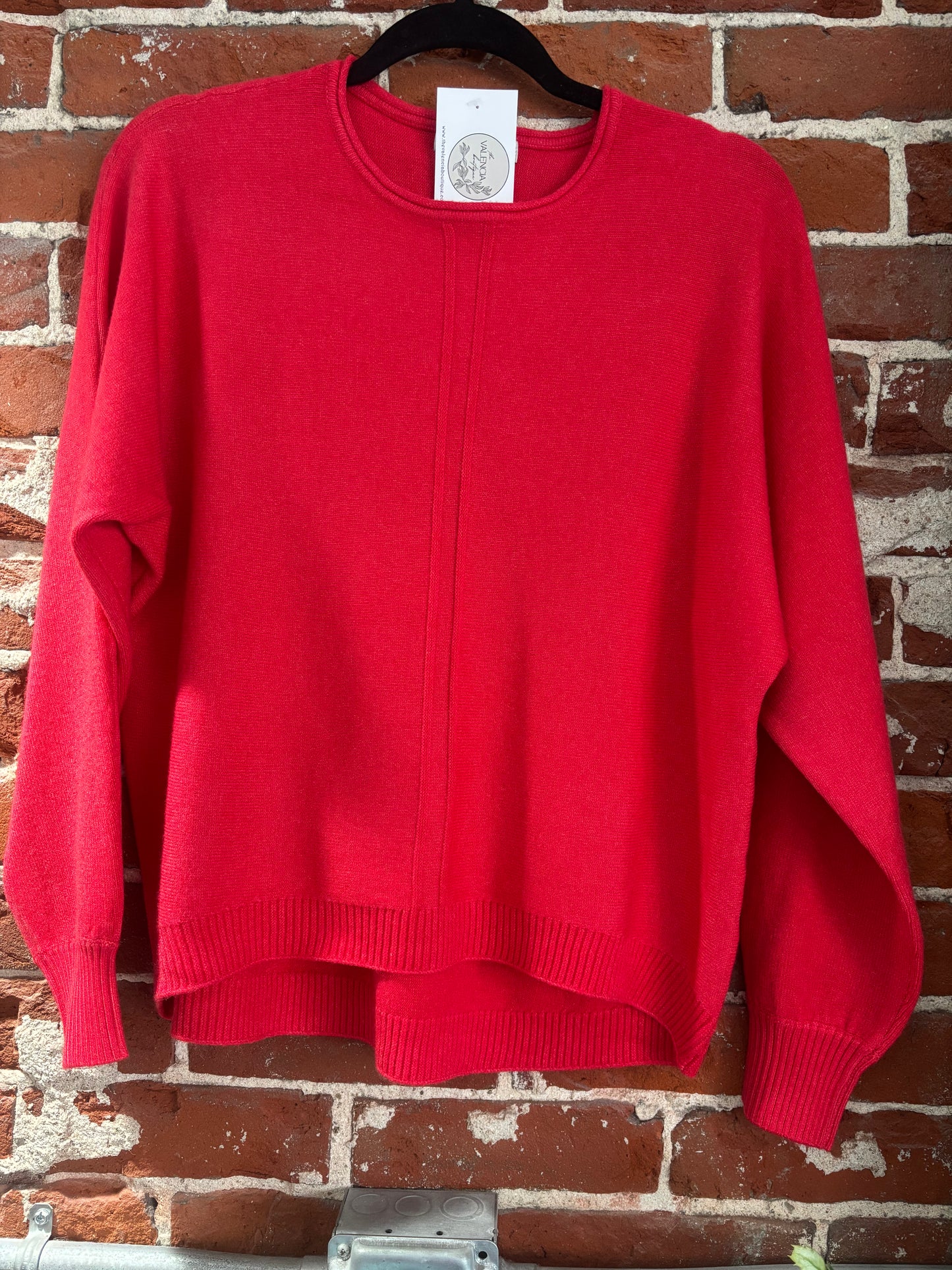Viscose Front Seam Sweater