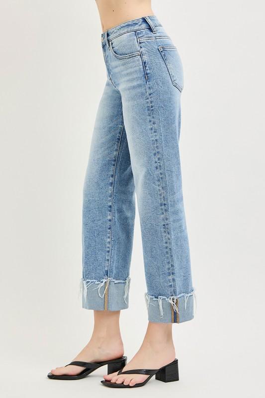 Risen HR Crop Boyfriend Jean