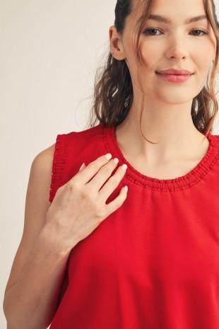 Ruffle Edge Tank