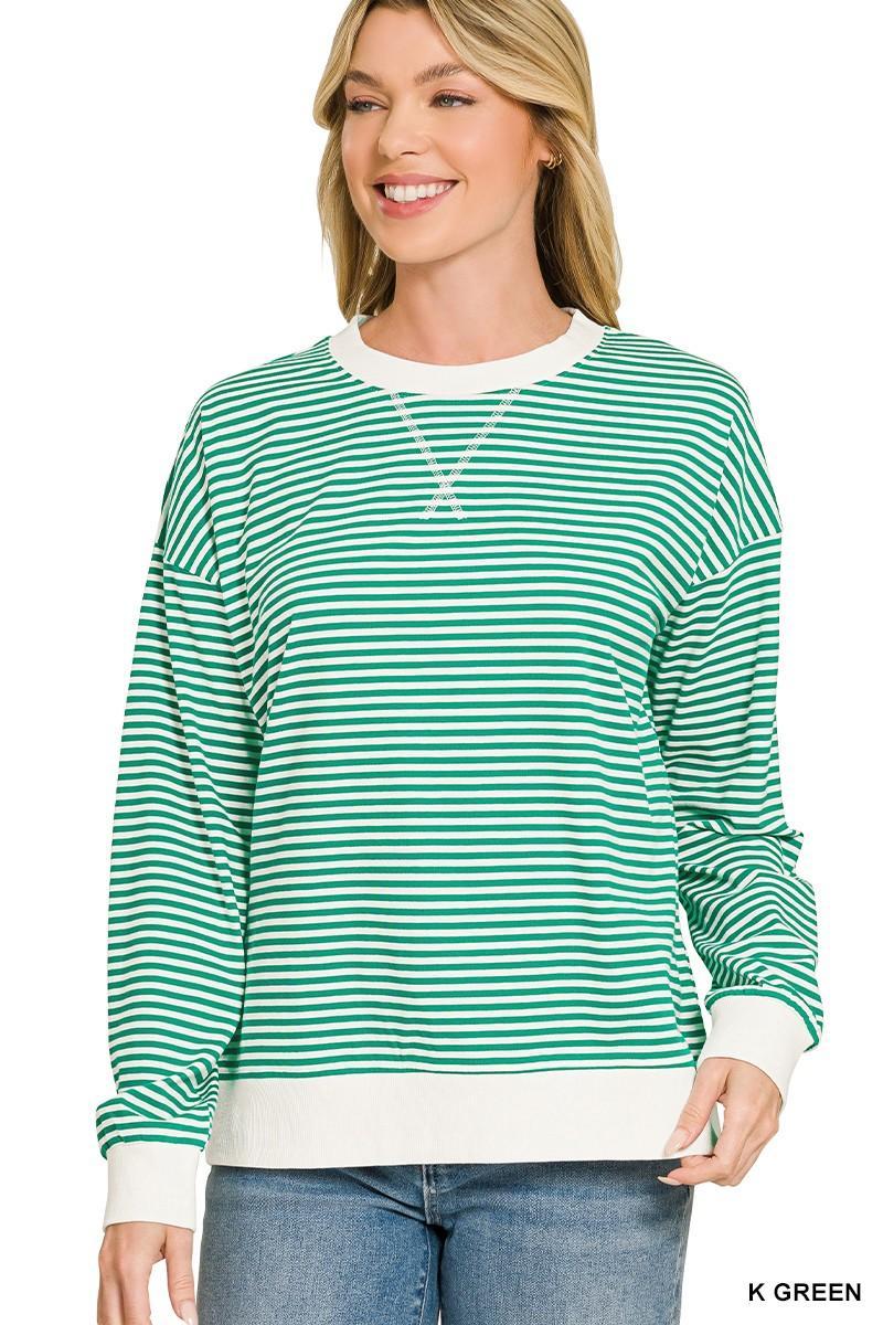 Stripe Band Sweatshirt