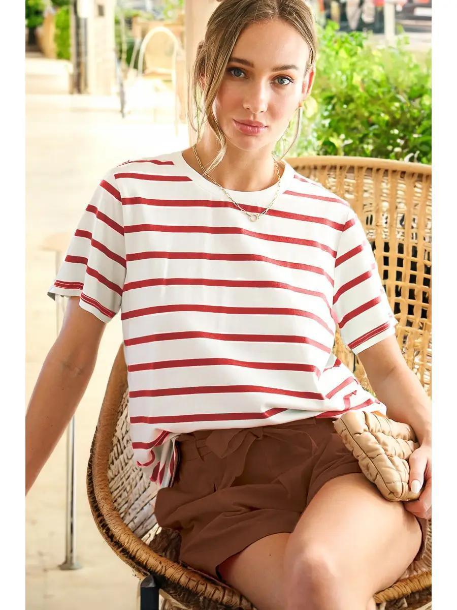 Striped Short Sleeve Tee