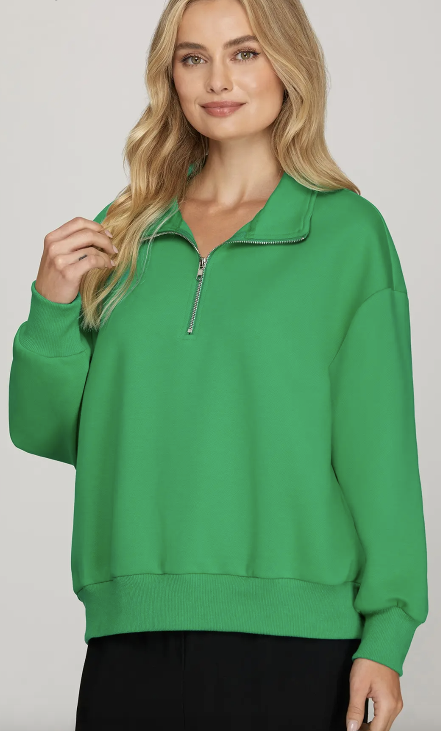 Quarter Zip Cozy Sweatshirt