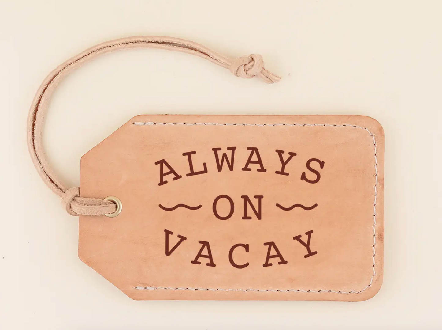 Luggage Tag - Leather Variety