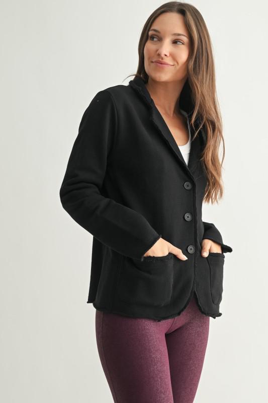 Malibu Raw Edge Blazer