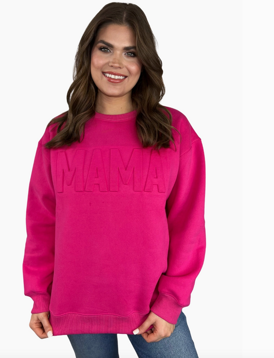 Mama Embossed Sweatshirt -