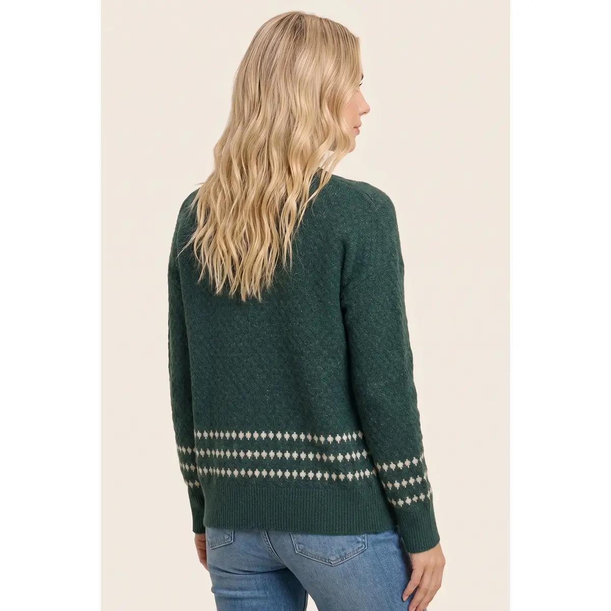 Honeycomb Textured Sweater Cardigan
